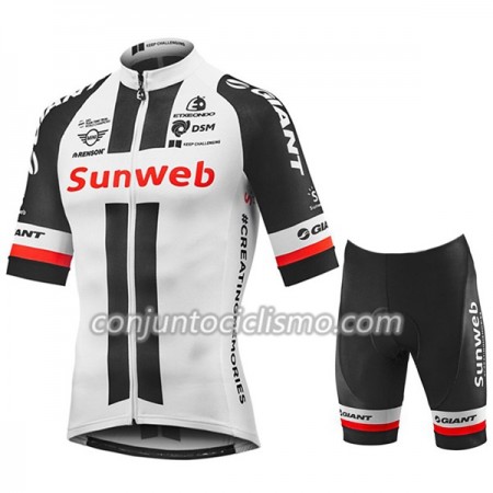 Conjunto Maillot + Culotte Corto 2018 Team Sunweb N001